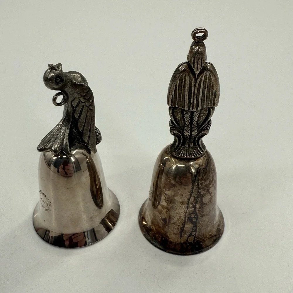 Vintage REED & BARTON 12 Days of Christmas BELLS Ladies Dancing‎ / Colly Birds